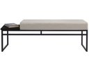 Ver imagem 2 de Banco Estofado 2 Lugares Paradise Conforto Elegância Recamier Preto