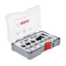 Fresa para Tupia Manual 6 peças Haste 1/4 Bosch Original - 5