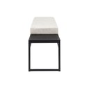 Ver imagem 3 de Banco Estofado 2 Lugares Paradise Conforto Elegância Recamier