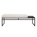 Ver imagem 2 de Banco Estofado 2 Lugares Paradise Conforto Elegância Recamier