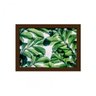 Quadro Decorativo Folhagem Folha 3 Moldura Marrom 22x32cm - 2