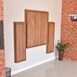 Kit Mesa Dobrável Retrátil de Parede 9 Lugares com Bancos (2,15m) - Noronha - 5