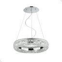Ver imagem 1 de Lustre Pendente Aliança Quasar Metal Cromado 10x G9 Ø50cm