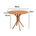 Ver imagem 3 de Conjunto Mesa Lisboa com 4 Cadeiras X Texas Nozes