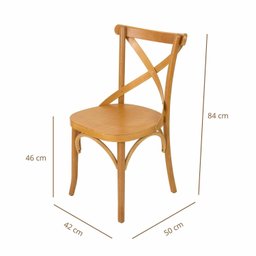 Conjunto Mesa Lisboa com 4 Cadeiras X Texas Nozes - 4