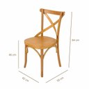 Ver imagem 4 de Conjunto Mesa Lisboa com 4 Cadeiras X Texas Nozes