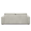 Ver imagem 7 de Sofá Decorativo Agatha 2 Lugares Sala de Estar 205cm Pés em Madeira Couro Off White G88 - Gran Belo