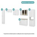Ver mais imagens de Cozinha Completa com Armário e Balcão Milla Anna Clean 14 Portas 3 Gavetas MDF 390cm Branco Mó