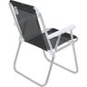 Cadeira de Praia Alta Sannet Aluminio Preta 023574 Bel - 4