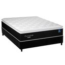 Ver imagem 1 de Cama Box Casal: Colchão Molas Masterpocket Ensacadas Plumatex Plumastar + Base Crc Suede Black (