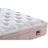 Cama Box King: Colchão Molas Plumatex MasterPocket Ensacadas Miami + Base CRC Courano Branco(193x203 - 5