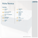 Ver imagem 4 de Colchão Queen Size Santiago Molas Ensacadas Pillow Paparazzi 158x198x38cm - Macio