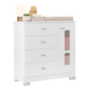 Ver imagem 2 de Cômoda Sapateira Katatau para Quarto de Bebê 100% MDF Branco Fosco