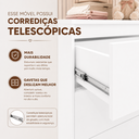 Ver imagem 5 de Cômoda Sapateira Katatau para Quarto de Bebê 100% MDF Branco Fosco