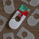 Ver imagem 5 de Kit 60 Divisor de Cabide Arara Tamanho Roupas Separador Organizador Loja Ordene