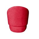 Ver imagem 3 de Kit 2 Poltronas Decorativa Beatriz Orgânica Suede Vermelho