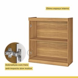 Lavanderia Modulada com Balcão 2 Portas e Armário Aéreo 100% Mdf Burguesa - 4