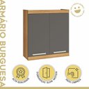 Ver imagem 7 de Lavanderia Modulada com 2 Balcões e 2 Armários Aéreos 100% Mdf Burguesa