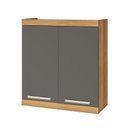 Ver imagem 5 de Lavanderia Modulada com 2 Balcões e 2 Armários Aéreos 100% MDF Burguesa Cinza/Amadeirado Freijó/Grafite