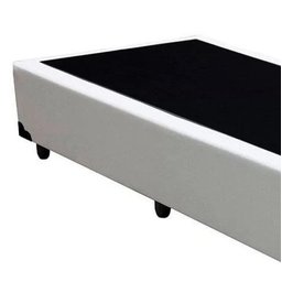 Cama Box Solteiro 88 Bello Box - Tecido Sintético Branco - 2