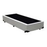 Cama Box Solteiro 88 Bello Box - Tecido Sintético Branco - 1