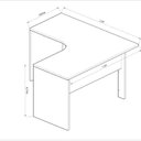 Ver imagem 3 de Mesa Delta Corporativa 25mm 137cm X 137cm