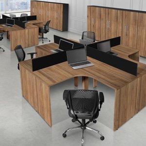 Mesa Delta Corporativa 25mm 137cm X 137cm