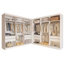 Ver imagem 2 de Closet Casal sem Portas 8 Gavetas Paris Duo Premium Minastex Branco