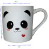 Caneca De Porcelana Estampa Fofas Love 210 Ml Branca - 2