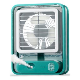 Mini Ventilador Portátil Umidificador Led 3 Velocidades - 14