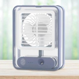 Mini Ventilador Portátil Umidificador Led 3 Velocidades - 2