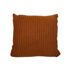 Almofada de Tricot Terracota