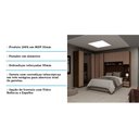 Ver imagem 6 de Guarda Roupa de Casal Canto com Vidro Reflecta Nogueira Dourado com Cumaru Prime Luciane Móveis