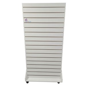 Gôndola Expositora Duas Faces de Mdf 18mm com Rodas -1,90m X90cm