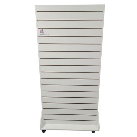 Gôndola Expositora Duas Faces de Mdf 18mm com Rodas -1,90m X90cm