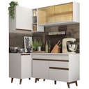 Ver imagem 3 de Armário de Cozinha Completa de Canto 262cm Branco Reims Madesa 01