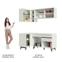 Ver imagem 6 de Armário de Cozinha Completa de Canto 262cm Branco Reims Madesa 01