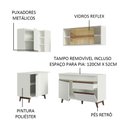 Ver imagem 5 de Armário de Cozinha Completa de Canto 262cm Branco Reims Madesa 01