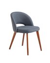 Ver imagem 1 de Cadeira Bora Open: Elegância e Conforto em Madeira para Sala de Jantar Tolle Móveis Bo102