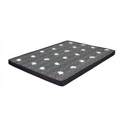 COLCHONETE CASAL 138X188X08 D20 PRETO/FLORAL - IRIS/PRORELAX - 1
