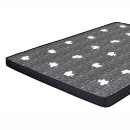 COLCHONETE CASAL 138X188X08 D20 PRETO/FLORAL - IRIS/PRORELAX - 3