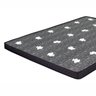 COLCHONETE CASAL 138X188X08 D20 PRETO/FLORAL - IRIS/PRORELAX - 3