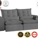 Ver imagem 5 de Sofá São Paulo Retrátil e Reclinável - Assento com Molas – 210 Cm