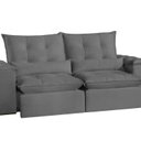 Ver imagem 2 de Sofá São Paulo Retrátil e Reclinável - Assento com Molas – 210 Cm