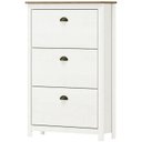 Ver imagem 1 de Sapateira 3 Gavetas Madeira Maciça 80 Cm 9175 Branco Freijo Milani Store