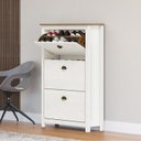 Ver imagem 6 de Sapateira 3 Gavetas Madeira Maciça 80 Cm 9175 Branco Freijo Milani Store