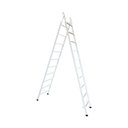 Ver imagem 1 de Escada Extensiva em Aço 10x18 Degraus Branco