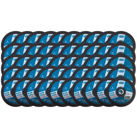 Kit Disco de Corte Basic para Inox 7" X 1,6 Mm - Tyrolit - 50 Peças