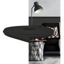 Ver imagem 2 de Boiserie Rodameio Eva Autocolante 2,3cm Flex 10 Metros Preto