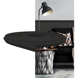 Boiserie Rodameio Eva Autocolante 2,3cm Flex 10 Metros Preto - 2